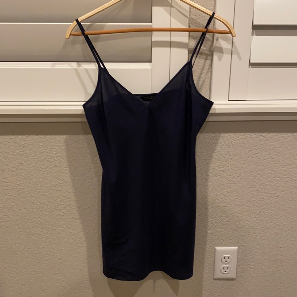 adorable little navy slip dress